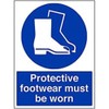 Mandatory PPE - Protective Footwear Must Be Worn - 150