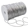 Morex Ribbon Metallic Stretch Cord Ribbon, Silver