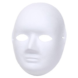 StyleCoS Mask, Cosplay, Men's, Women's, Plain, Painted, Pulp Paper, Set of 10 (Female Type)