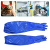 Long Sleeve Anti Chemical Gloves PVC Acid Alkali Oil Resistant