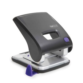 Rapesco X5-30ps Less Effort 2 Hole Punch, 30 Sheets, Black/Purple
