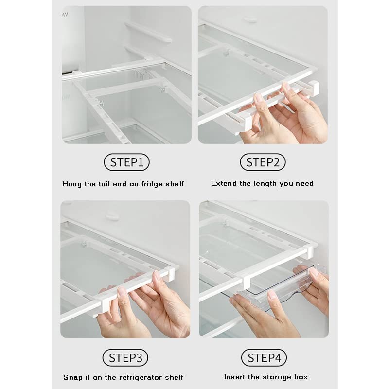 Fridge Egg Drawer Organizer Holder Trays for Refrigerator Egg Container
