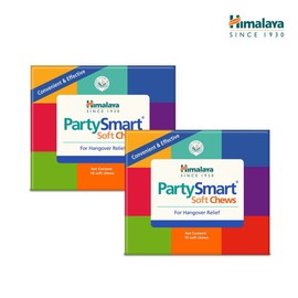 Himalaya Hangover Relief Party Smart Chews (2 boxes of 10 pieces) / Additional 10g of cocoa lip balm provided / 히말라야  숙취해소 파티스마트 츄 10개입 2박스 / 코코아립밤 10g 추가증정