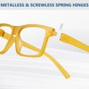 Gr8Sight 6 Pack Reading Glasses with Screwless Spring Hinge Metalless
