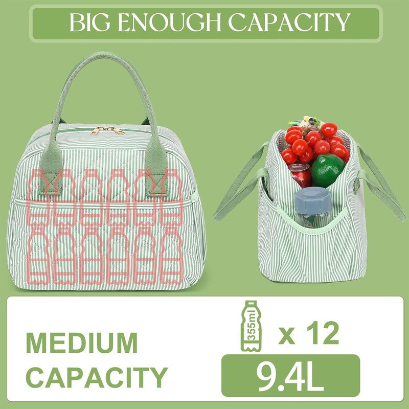 CAMTOP Lunch Box for Women Men Insulated Lunch Bag Lunch
