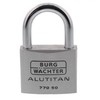 Burg Wächter 770 Aluminium Titanium Padlock, 50 mm, 1 Piece 105021885