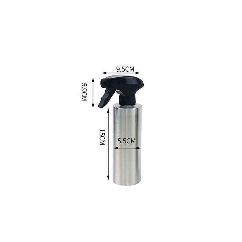 Arinda Stainless Steel Oil Spray Bottle Sprayer Portable for Kitchen