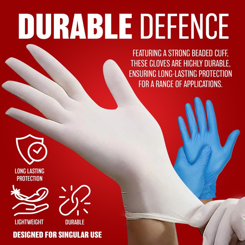 BARGAINS-GALORE 100 Powder Free or Powdered Vinyl Disposable Gloves Work