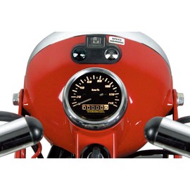 Special Parts Takekawa 05-05-0104 D Type Black & White Speedometer Monkey/Gorilla/Ape