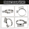 5" Stack Exhaust Clamp for Peterbilt 379 359 1987-1993 Exhaust