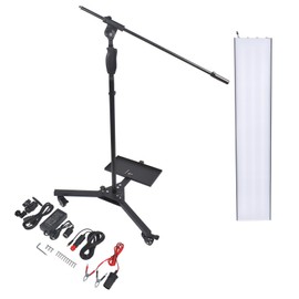 110V Car Paintless Dent Repair Tools PDR Light Board,PDR Light Led for Bump Repair, with Battery case auto dent removel Holder, 92x18cm Mustrod