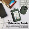 SUNDEE Minimalist Small Wallet with Lanyard, Waterproof ID Case with