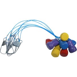 Fish Culling Tag System for Bass and Walleye - Boat Livewell Float Clips - Use for Tournament Floats - 8 Pack Puncture Style