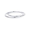 PAVOI Stainless Steel Two Bangle Bracelet Set for Women |