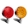 Partsam - 2 luces LED redondas de doble cara para