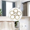LEPEVNEY Bronze Metal Curtain Rings 55mm Inner Dia Drapery Ring