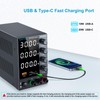 DC Power Supply 0-160V 0-2A, Bench Power Supply with Encoder
