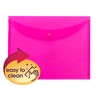 Smead Project Envelope, Snap Closure, Top Load, Letter Size, Pink,