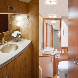 BlueFire RV Interior Light, Super Bright DC 12V Led RV Ceiling Double Dome Light with ON/Off Switch for Trailer Camper Car RV Boat(1 Pack, Warm White)