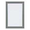 DesignOvation Bosc Decorative Framed Magnetic Dry Erase Board, Gray, 18.5x27.5
