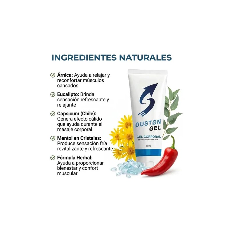 Duston Gel De Sensación Frío-calor - Relajante Muscular 75ml