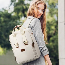 HOMIEE Women's Backpack, Lightweight, Large Capacity, Waterproof, Business Bag, Adult, 15.6 Inch PC, A4, Commuting to Work or School, Backpack, Travel, Business Trip, Stylish, Mothers, Men's, USB