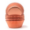 Mombake Standard Champagne Gold Foil Cupcake Liners Muffin Baking Cups