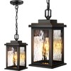 VIANIS Outdoor Pendant Light Fixture, Farmhouse Exterior Hanging Lights with