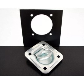 PM 8 Recessed Floor D Ring w Backs Cargo Trailer Enclosed Trailer Flat Bed Tie Down