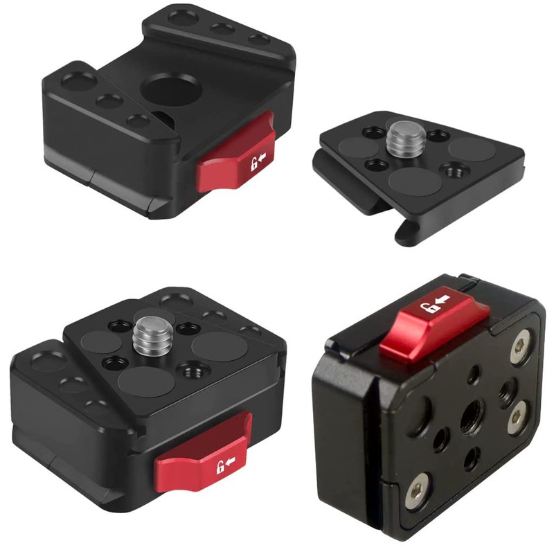 YAAAM S-QR Series Camera (1/4 Screw) for GoPro Tripod Quick