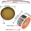 AccEncyc Solder Core Wire and Rosin Paste Flux Kit Tin