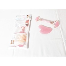 PARENCE - Jade Roller - Body and Face Massage Tools - Gua Sha Natural Head Massage - Beneficial Anti-Ageing Massage for Skin and Mind (Jade Effect)