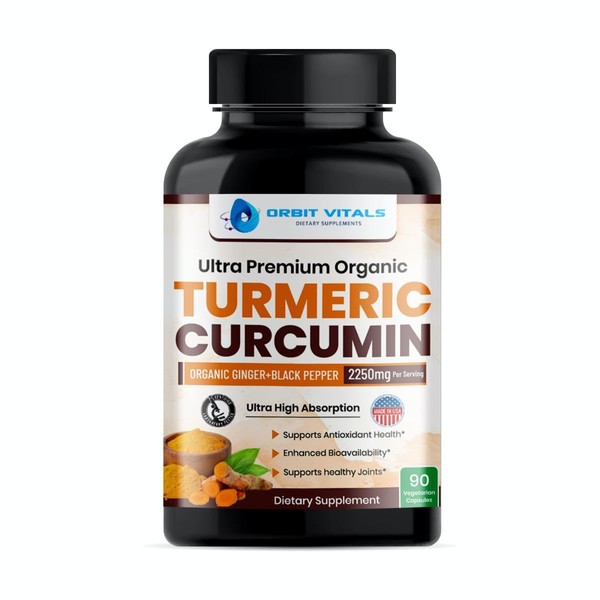 Turmeric Curcumin with Black Pepper & Ginger 2250mg - Ultra