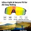 HJX Smart Cycling Glasses with Bluetooth 5.4, 6H Battery, Magnetic