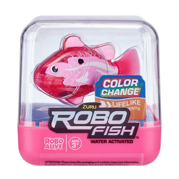 Zuru 7125H Robo Fish Pink Plastic