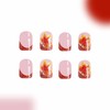 24 Pcs Fall Press on Nails Short Autumn Nails Stick