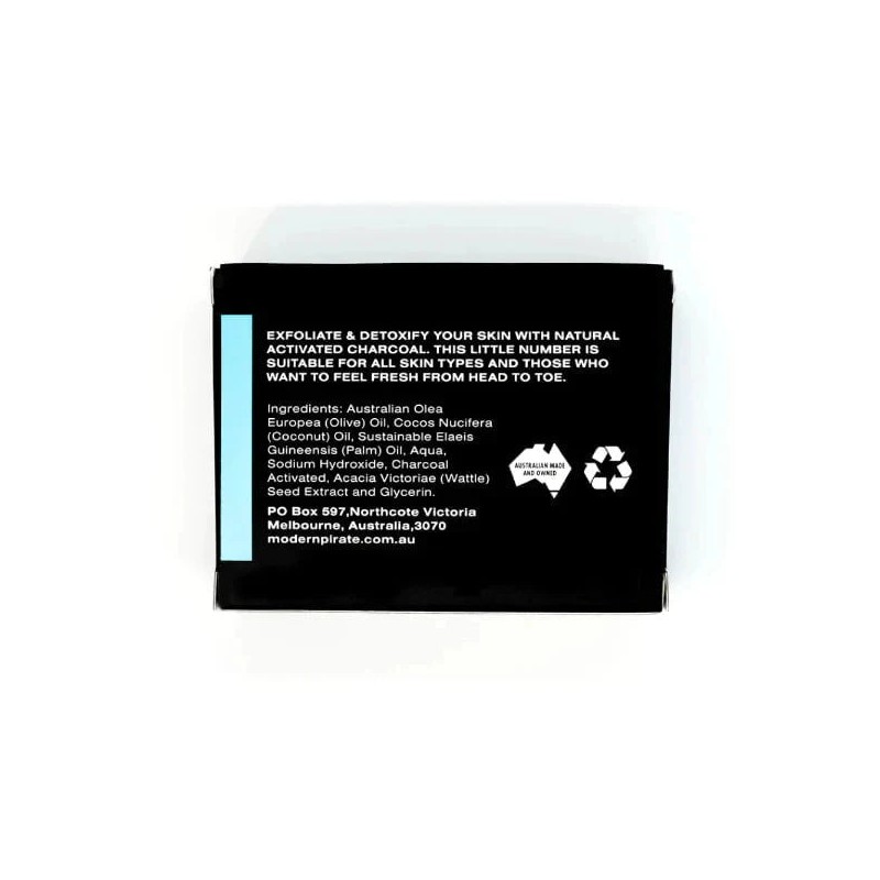 Modern Pirate Activated Charcoal Soap 110gm