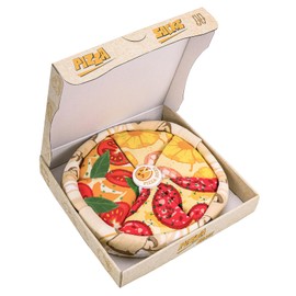 AGRIMONY Vintage Pizza Socks Box for Women Teen Girls - Pizza Lovers Gifts Novelty Food Fun Funky Cool Crazy Silly Socks-Fathers Birthday Gifts Ideas Christmas Stocking (4 pairs)