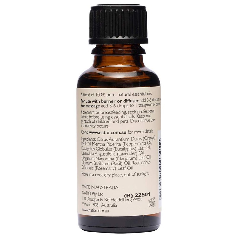 Natio Focus On Defence Pure Essential Oil Blend 25 ml,