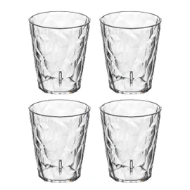 Koziol Superglas Club No. 1, set of 4, crystal clear, 250 ml, transparent, 4409535