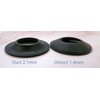 Bathtub Drain Stopper Gasket for Tip-Toe Style Stopper, Black Rubber