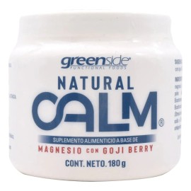 Greenside Natural Calm 180 G Magnesio Con Goji Berry Sfn Sabor Natrural