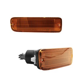 PM AUTO Turn Signal Lamp Replacement for 1995-2000 Toyota Tacoma 4WD With bulb Halogen Headlight Assembly Pair Faros Delanteros