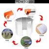Profiwoab 9 Plates stove windshield Foldable Outdoor Camping Cooker windshield