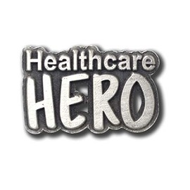 Healthcare Hero Lapel Pin by StockPins – Appreciation and Recognition Gift for Doctors, Nurses, CNAs, and Frontline Essential Workers, Made in the USA 25-Pack