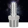 2 Pack 304 Stainless Steel Hose Connector Straight Pipe Adapter