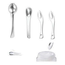 Mini Espátula Cosmética 4 Pzs Cuchara De Belleza