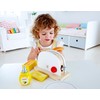 Hape White Wooden Pop-Up Toaster Set Pretend Play Breakfast Accessories