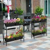 OYEAL Raised Garden Bed 32" Tall Elevated Planter Boxes with