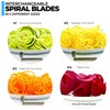 ICO 3-Blade Steel Vegetable Spiralizer, Zoodles Maker with 3 Stainless